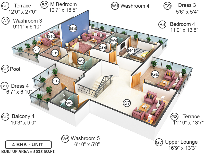 Terrace Floor Plan