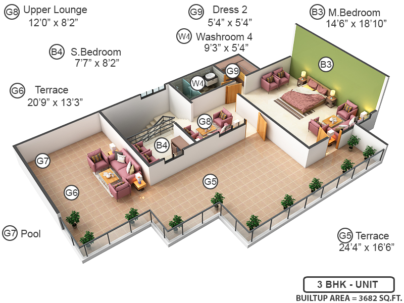 Terrace Floor Plan Terrace Floor Plan