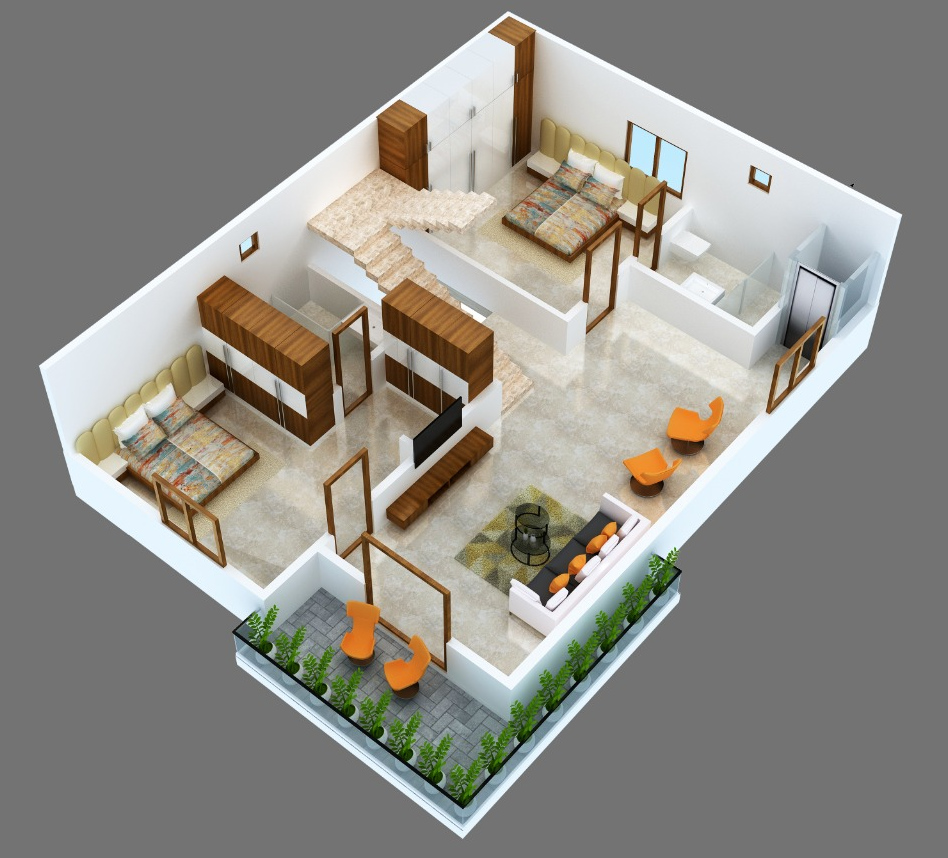 3DFloorPlan of GVR Green Rich County