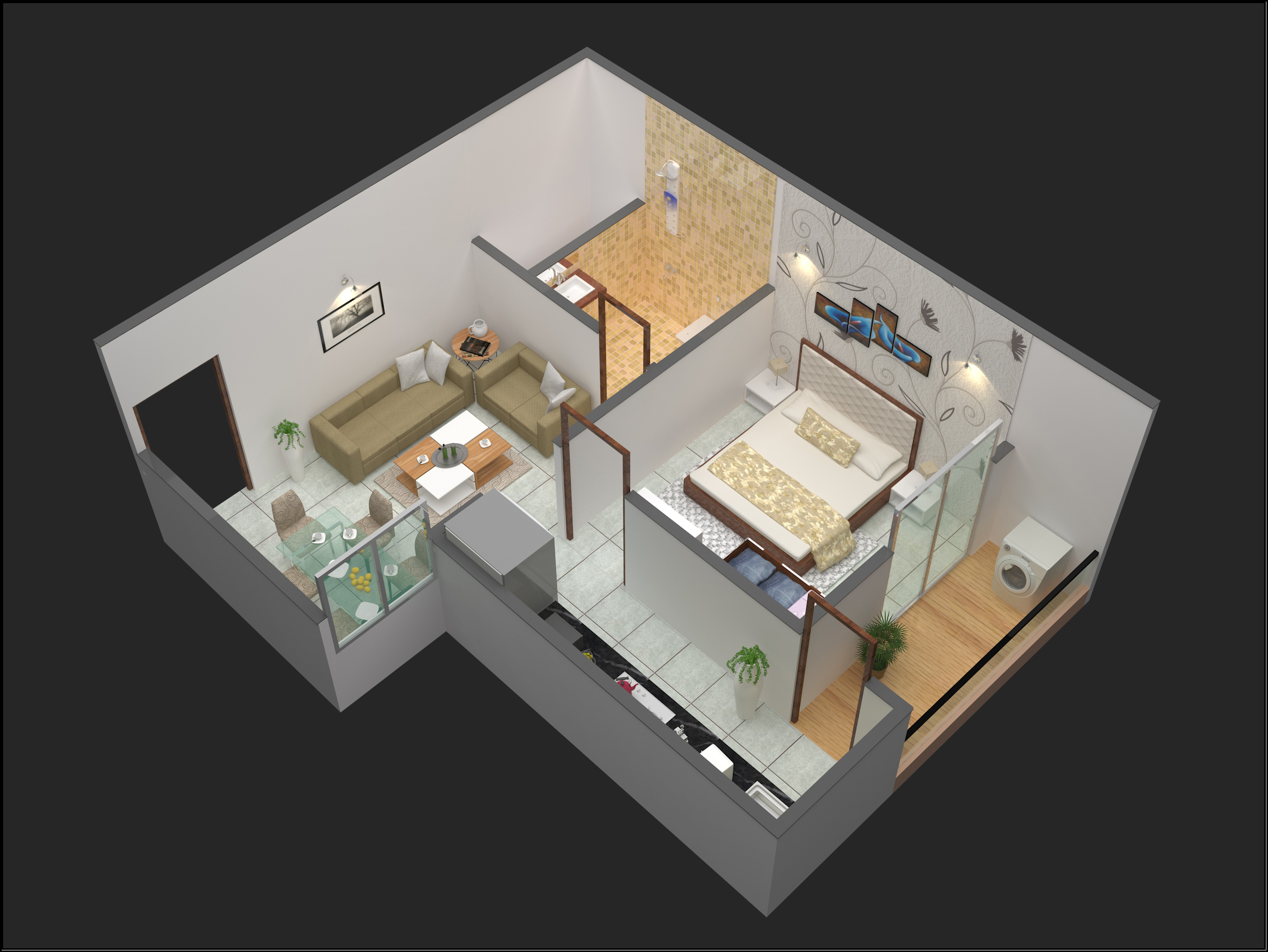 3DFloorPlan of Naman Nariman City