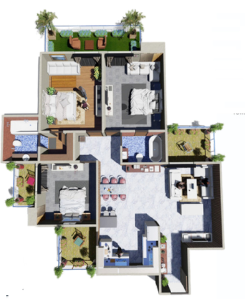 3DFloorPlan of Solitaire Pride
