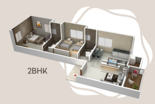 3DFloorPlan of Archway Civcon Residency