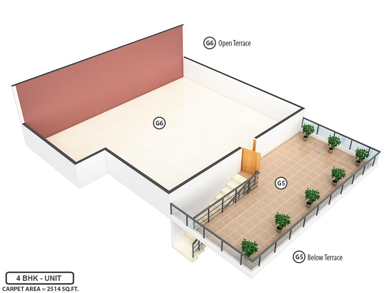 3DFloorPlan of Shashwat Elysium