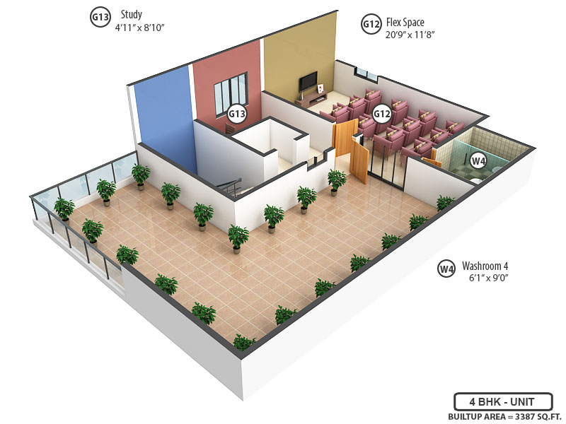 3DFloorPlan of Soulace