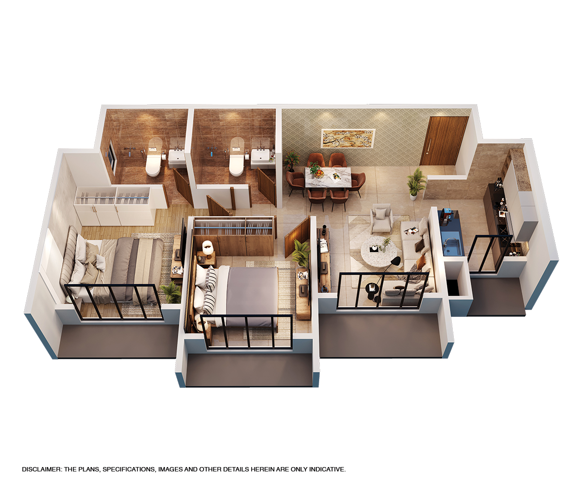 3DFloorPlan of The Goyal Aspire