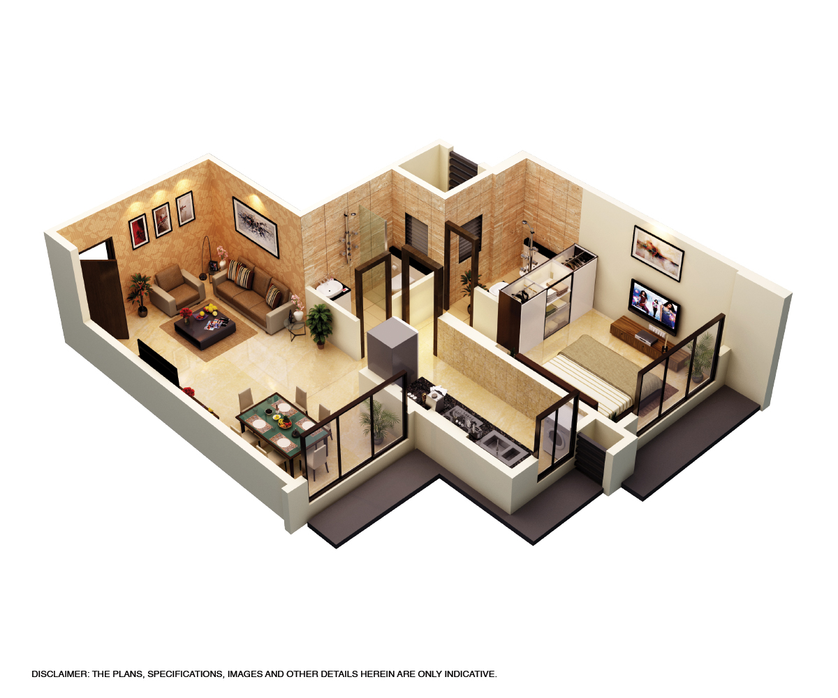 3DFloorPlan of GOYAL AMBARISH HEIGHTS