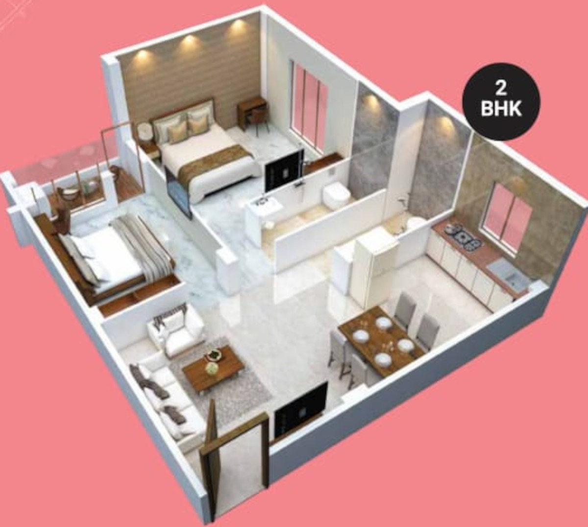 3DFloorPlan of Gokul VIP Plaza