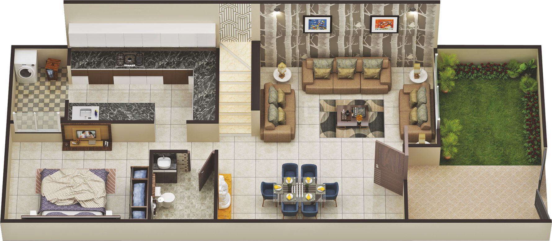 3DFloorPlan of Laabham Park