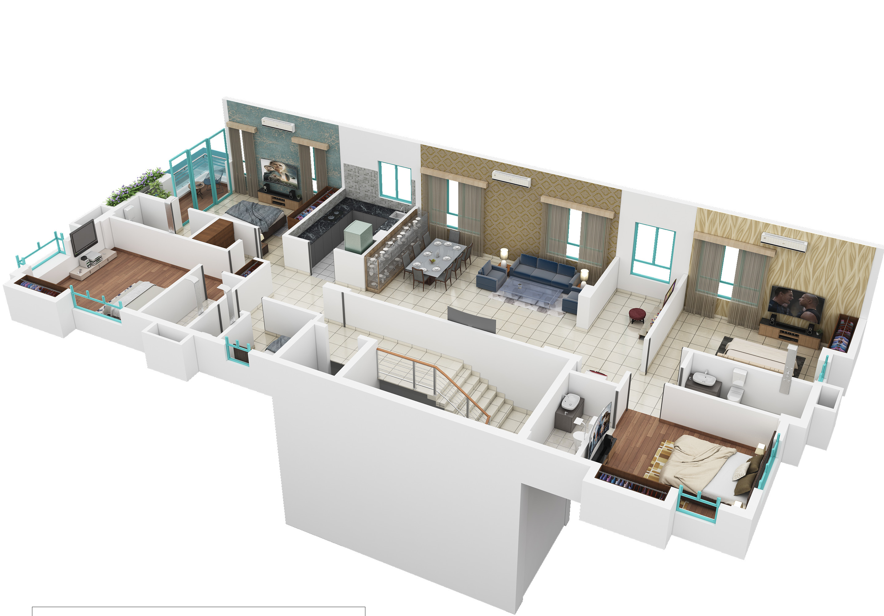 3DFloorPlan of Verdant Capricorn