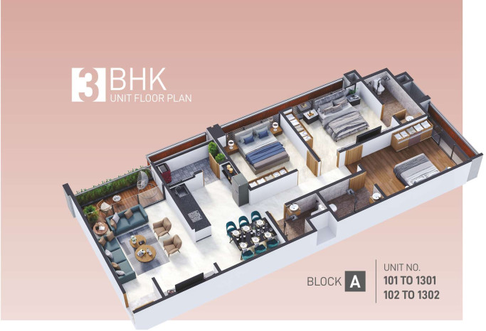 3DFloorPlan of Kahaan