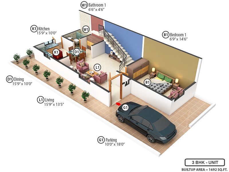 3DFloorPlan of MGP Joyous