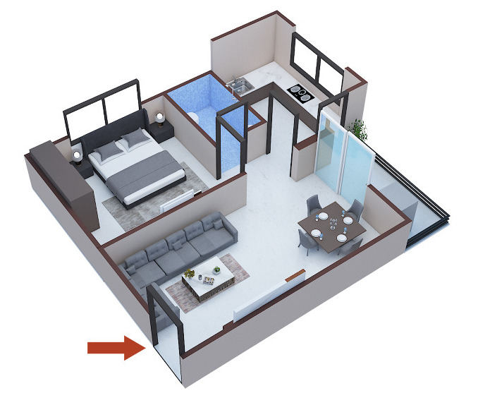 3DFloorPlan of Lotus Orion Grand