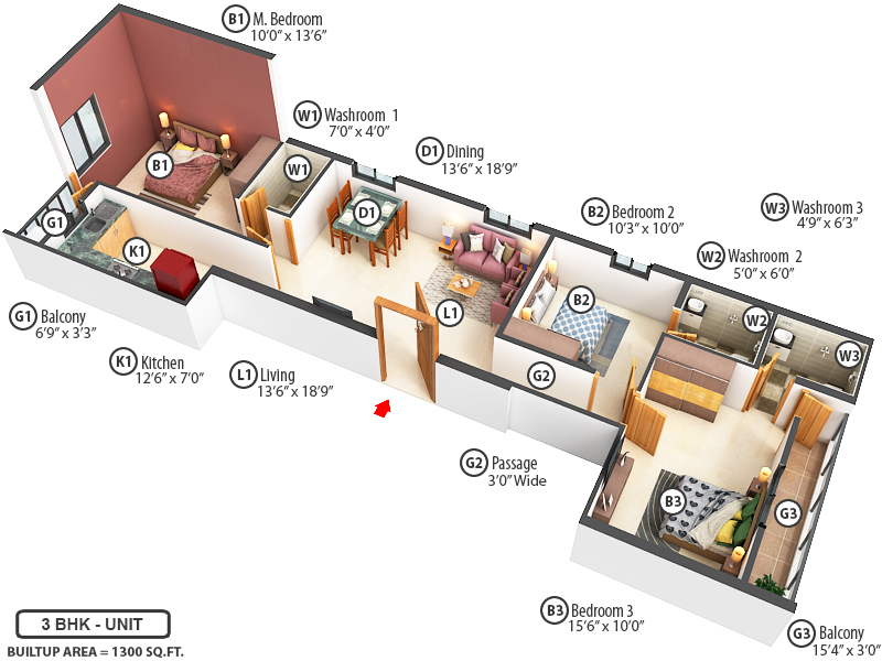 3DFloorPlan of AVR Crown