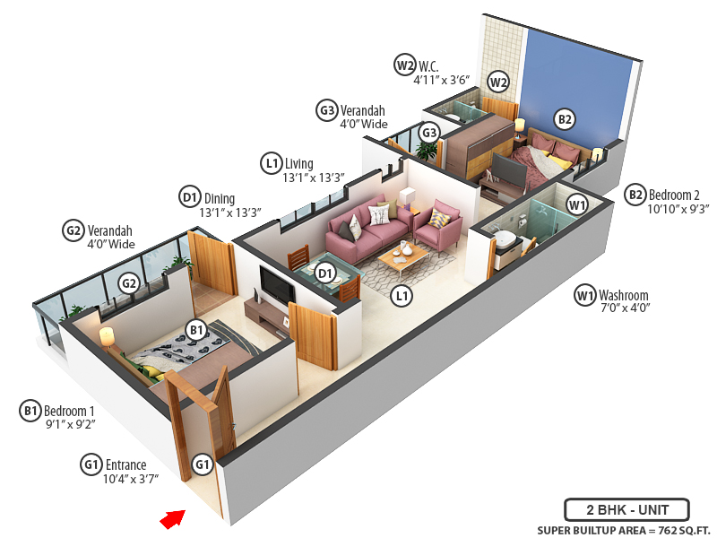 3DFloorPlan of Kappa Nova