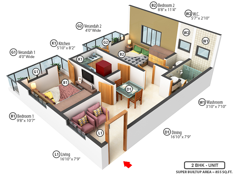 3DFloorPlan of Kappa Nova