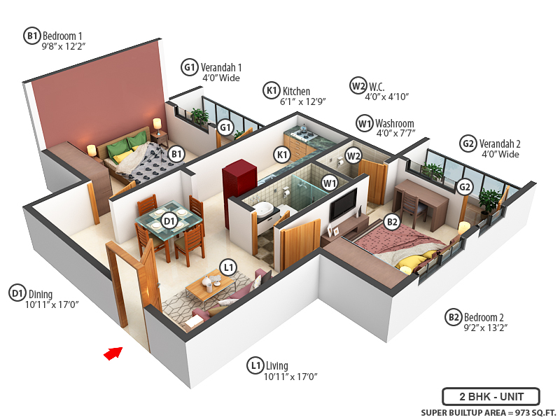 3DFloorPlan of Kappa Nova