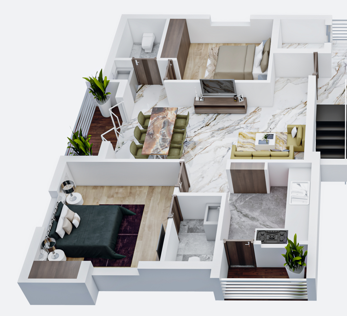 3DFloorPlan of Alankar Garnet