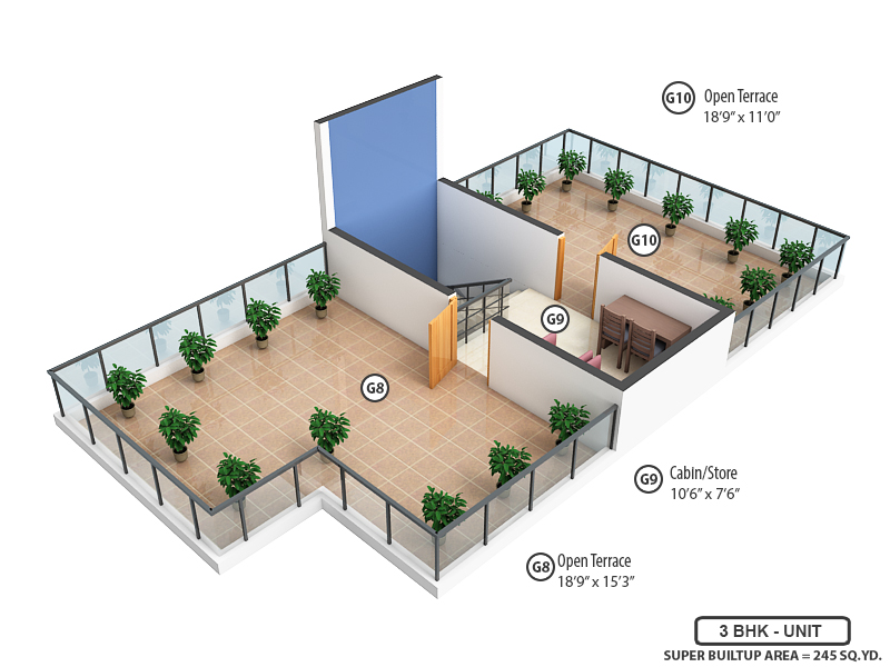 Terrace Floor Plan Terrace Floor Plan