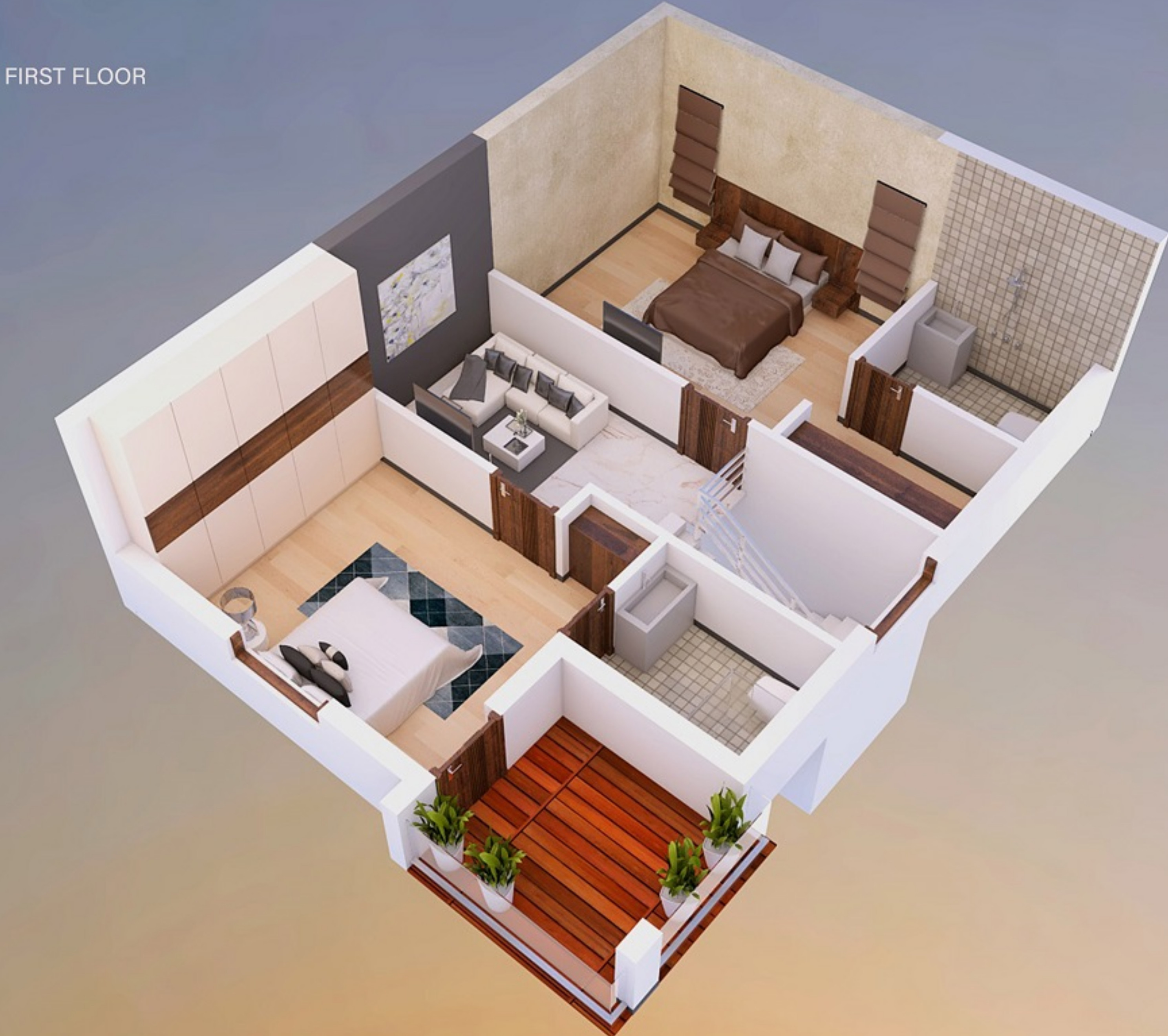 3DFloorPlan of Alankar Royal Nest