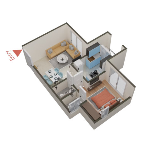 3DFloorPlan of Foresta & Fiora