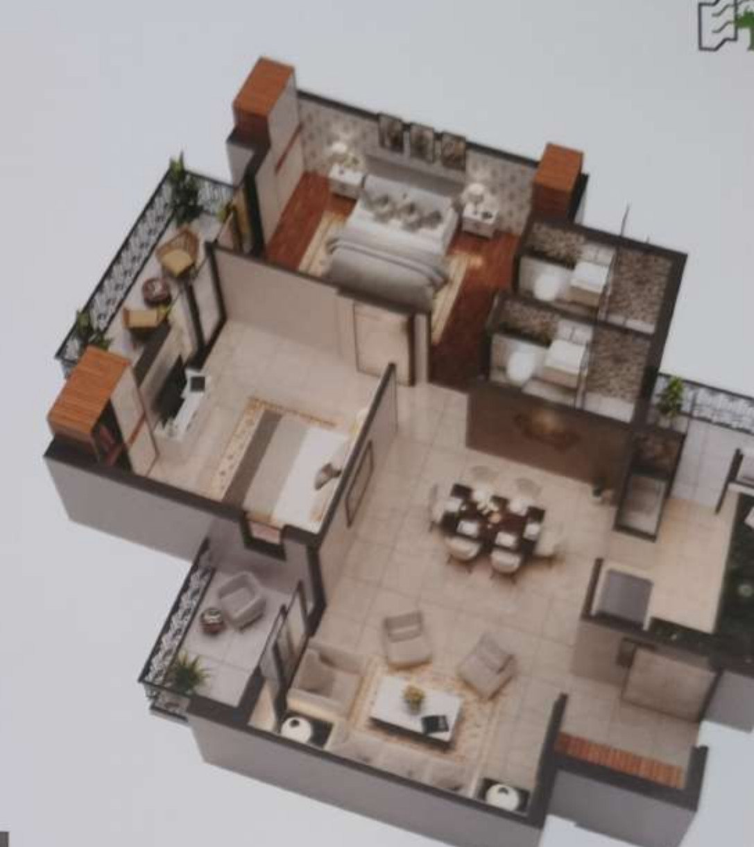 3DFloorPlan of Express Astra Phase II