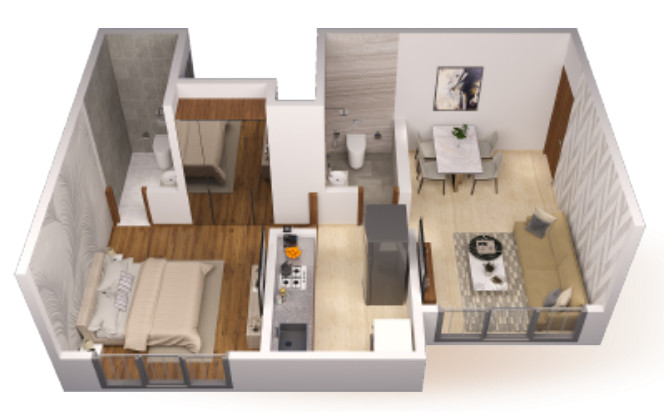 3DFloorPlan of Imperial Garden