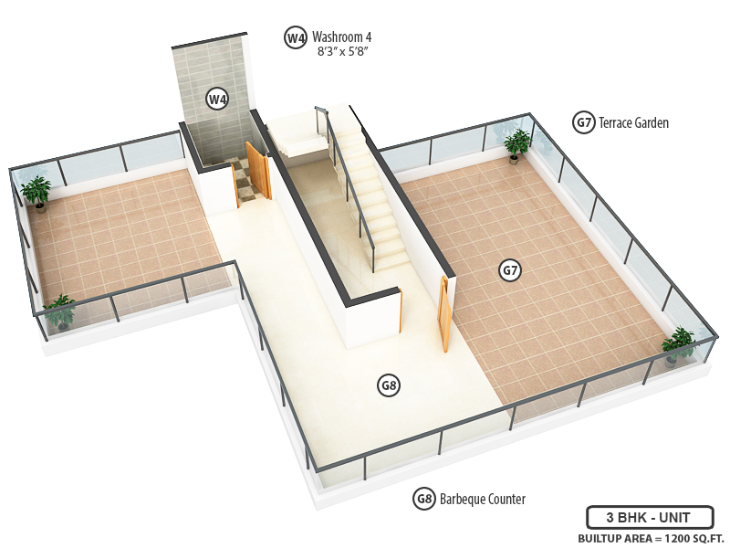 3DFloorPlan of Adityaram Palace City Paradise