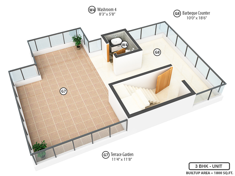 3DFloorPlan of Adityaram Palace City Paradise