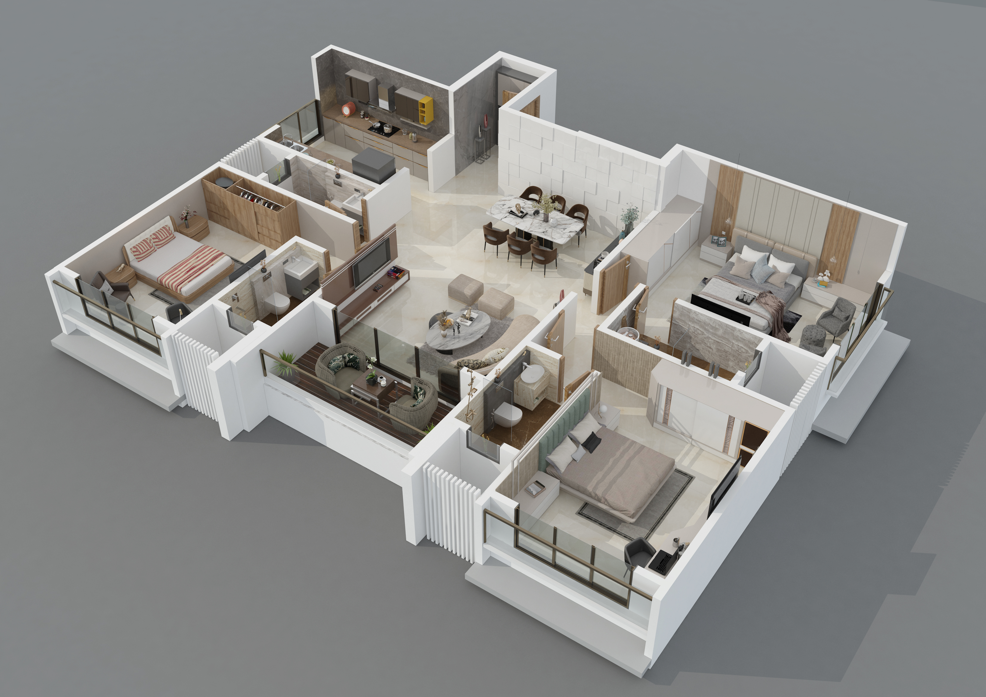 3DFloorPlan of Next Space Aureate