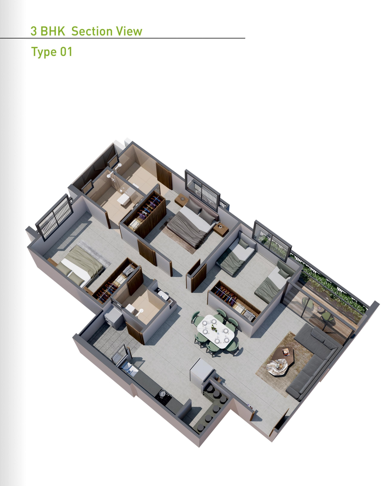 3DFloorPlan of Status Ananta