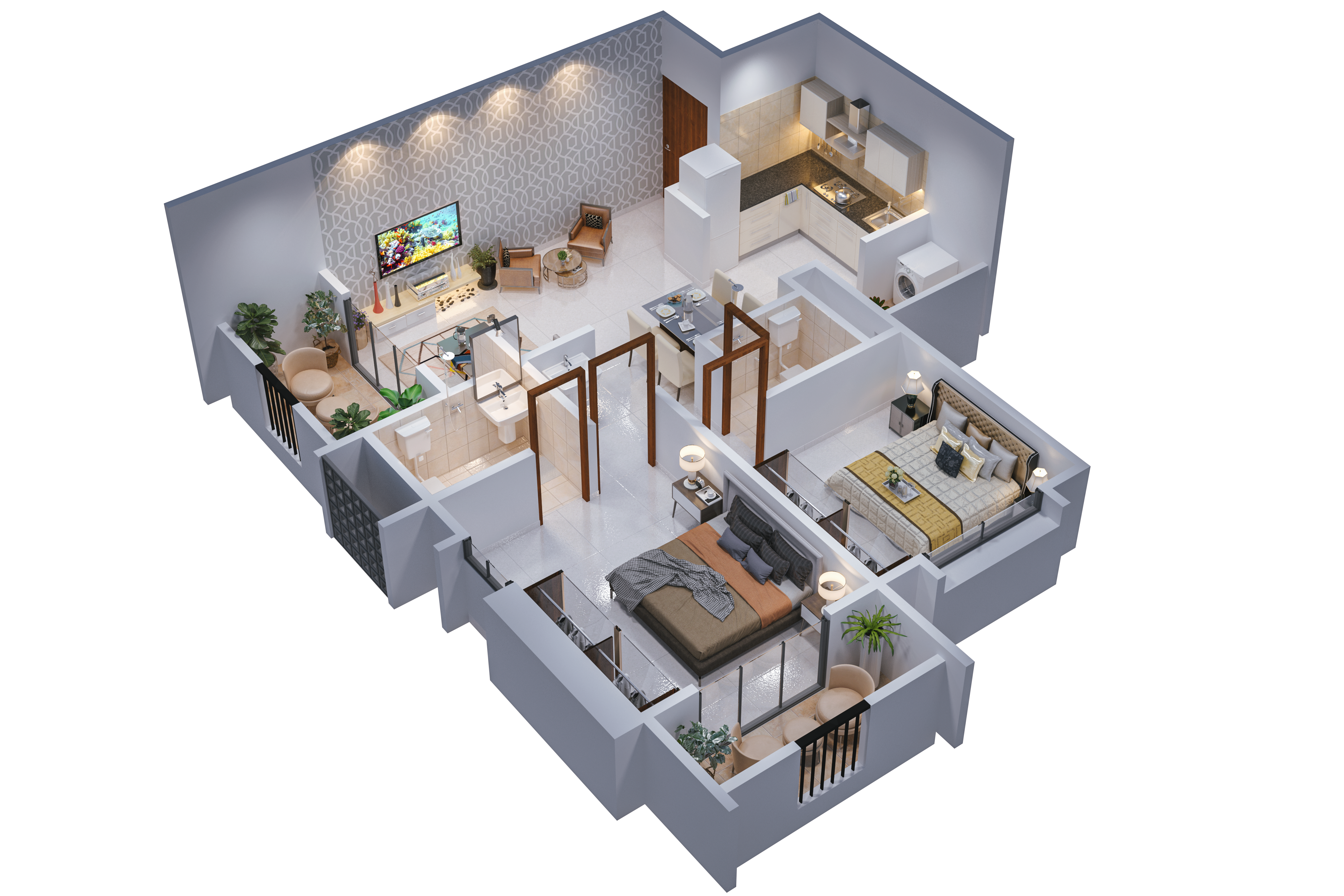 3DFloorPlan of Silver Square