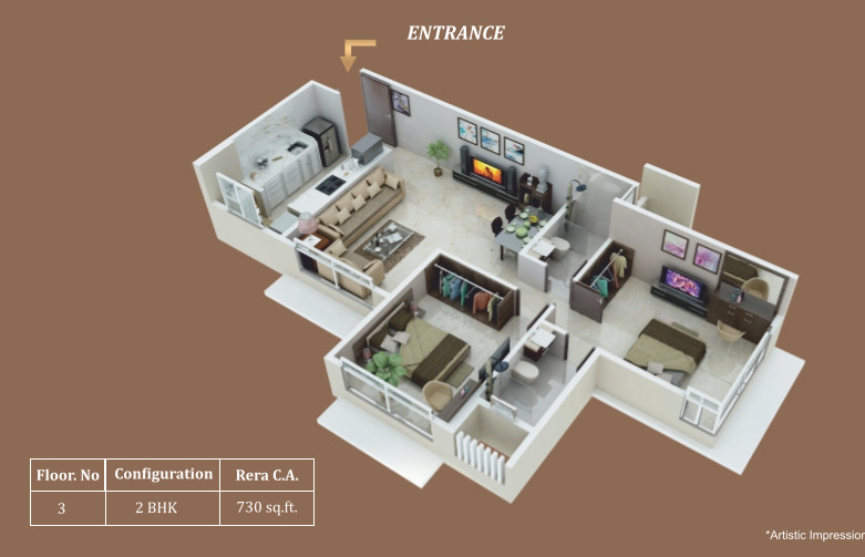 3DFloorPlan of Scorpio
