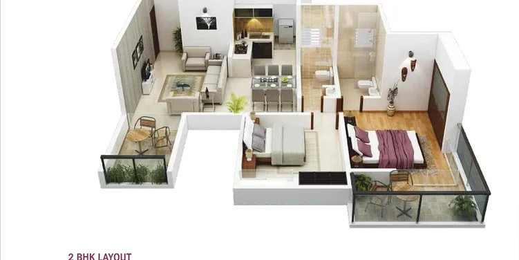 3DFloorPlan of Mittal Akshardham Phase 2