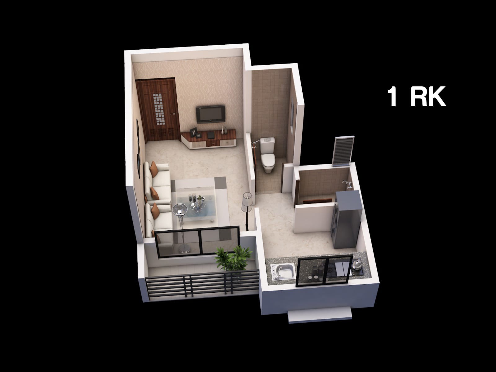 3DFloorPlan of Gokul Heights