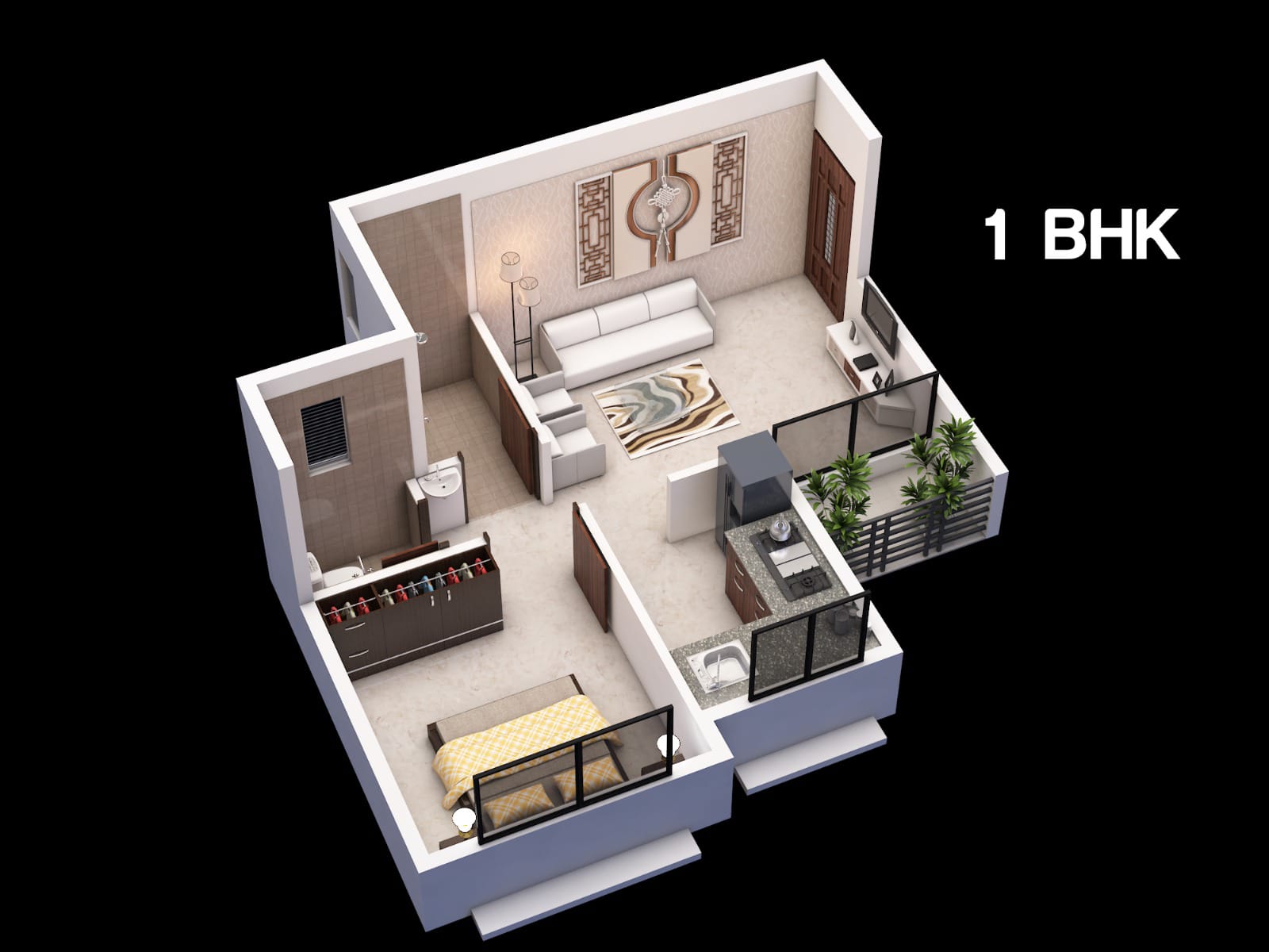 3DFloorPlan of Gokul Heights