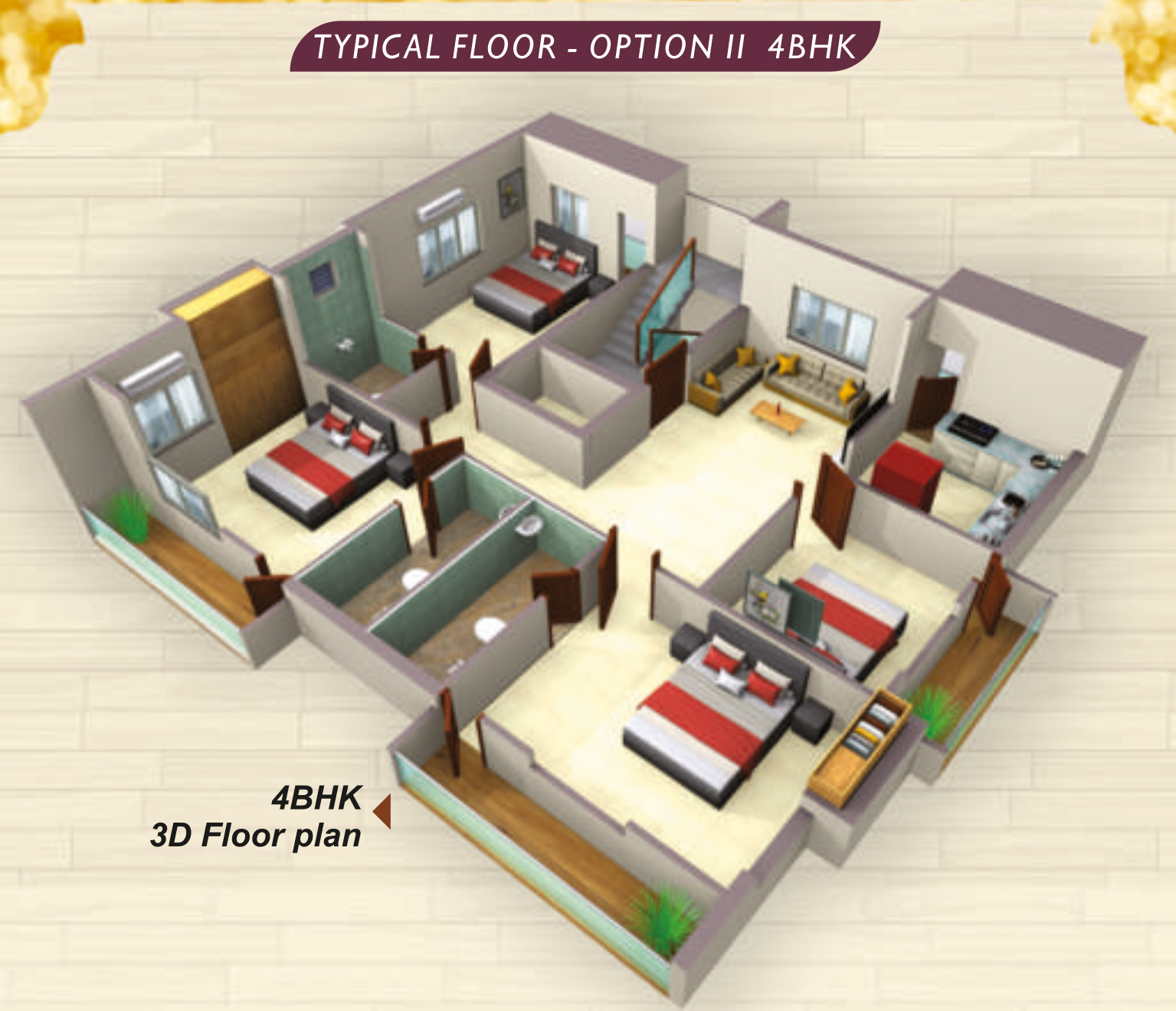3DFloorPlan of Aliyahs Neela Crest