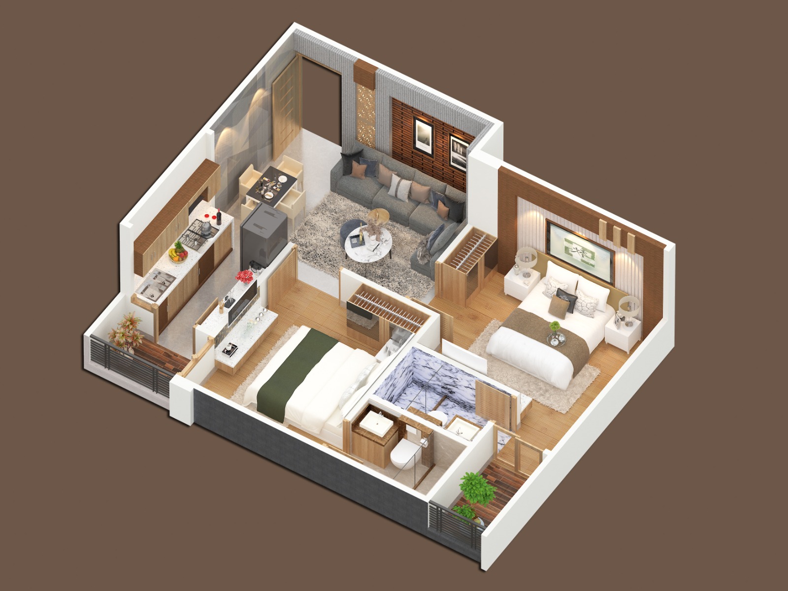 3DFloorPlan of MG The Landmark