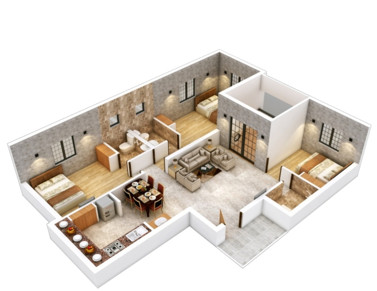 3DFloorPlan of Pyrite Apartment