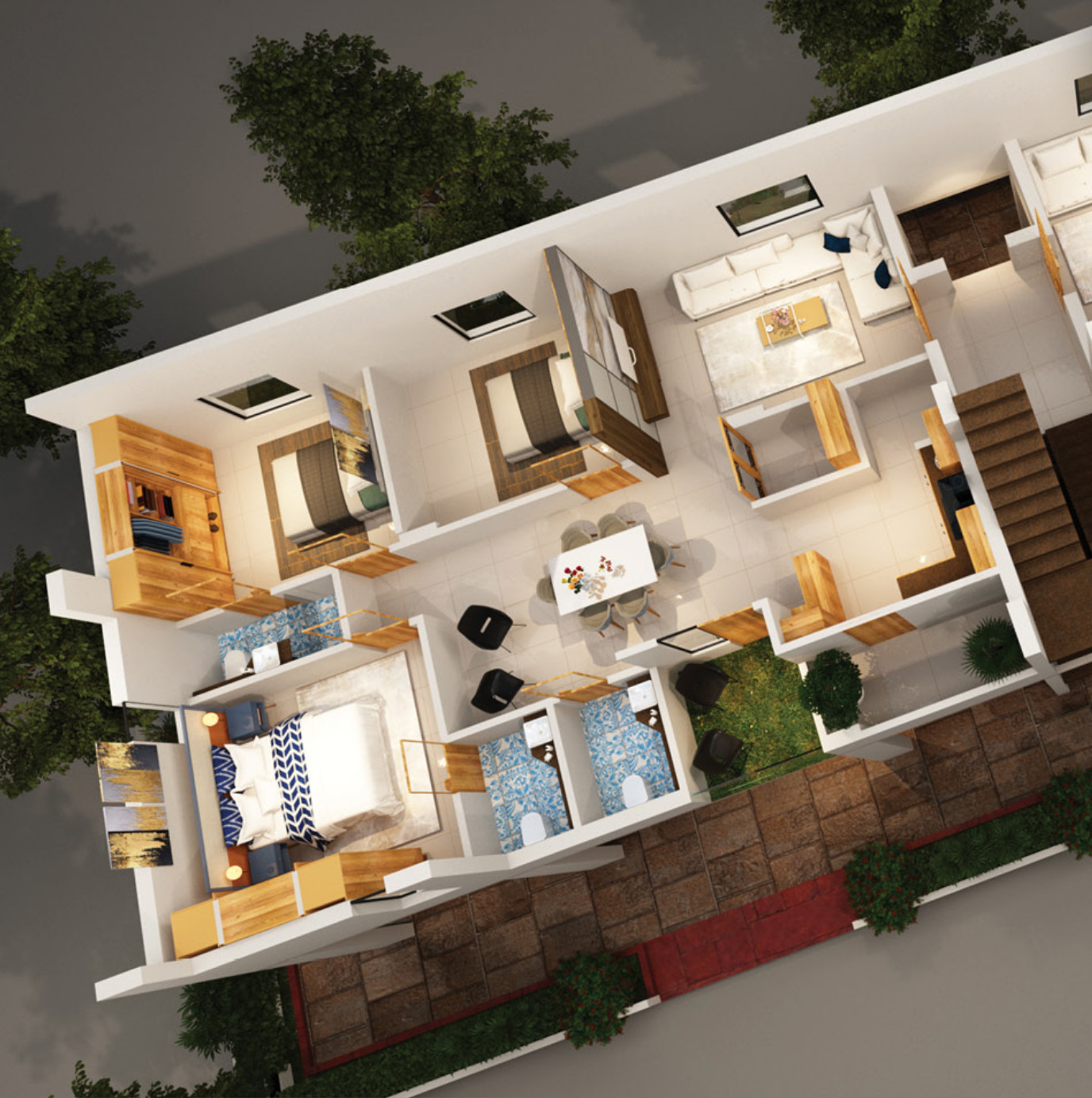 3DFloorPlan of Apex Lake Side