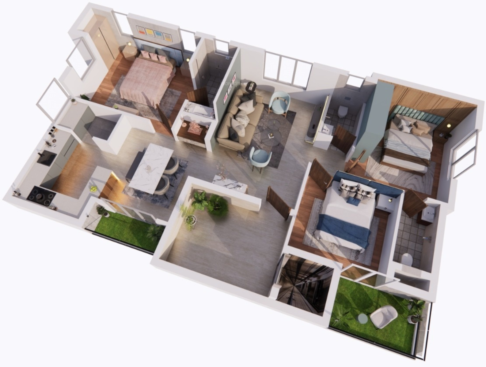 3DFloorPlan of Alankar Centroid