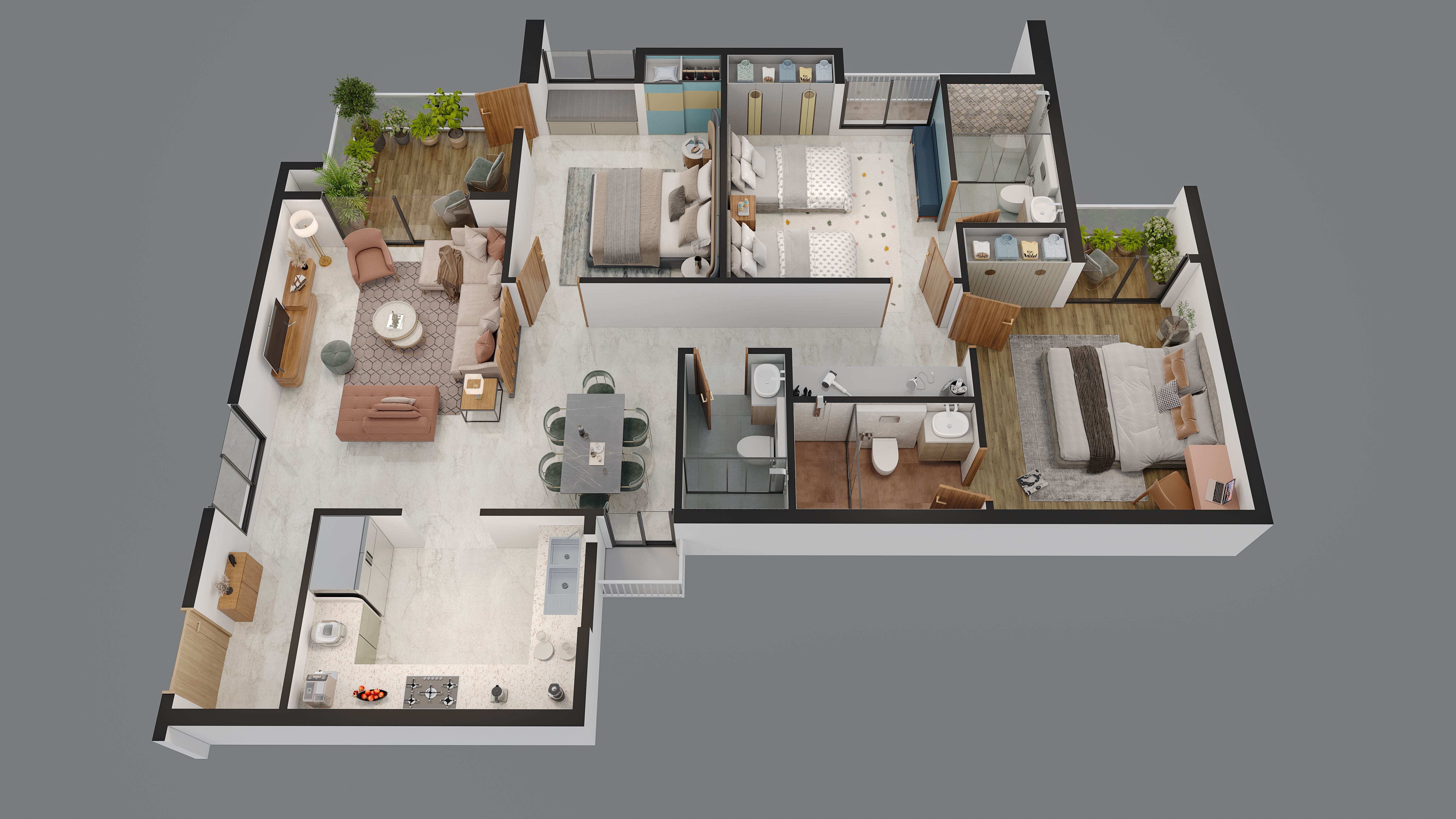 3DFloorPlan of Shubhashish Prakash