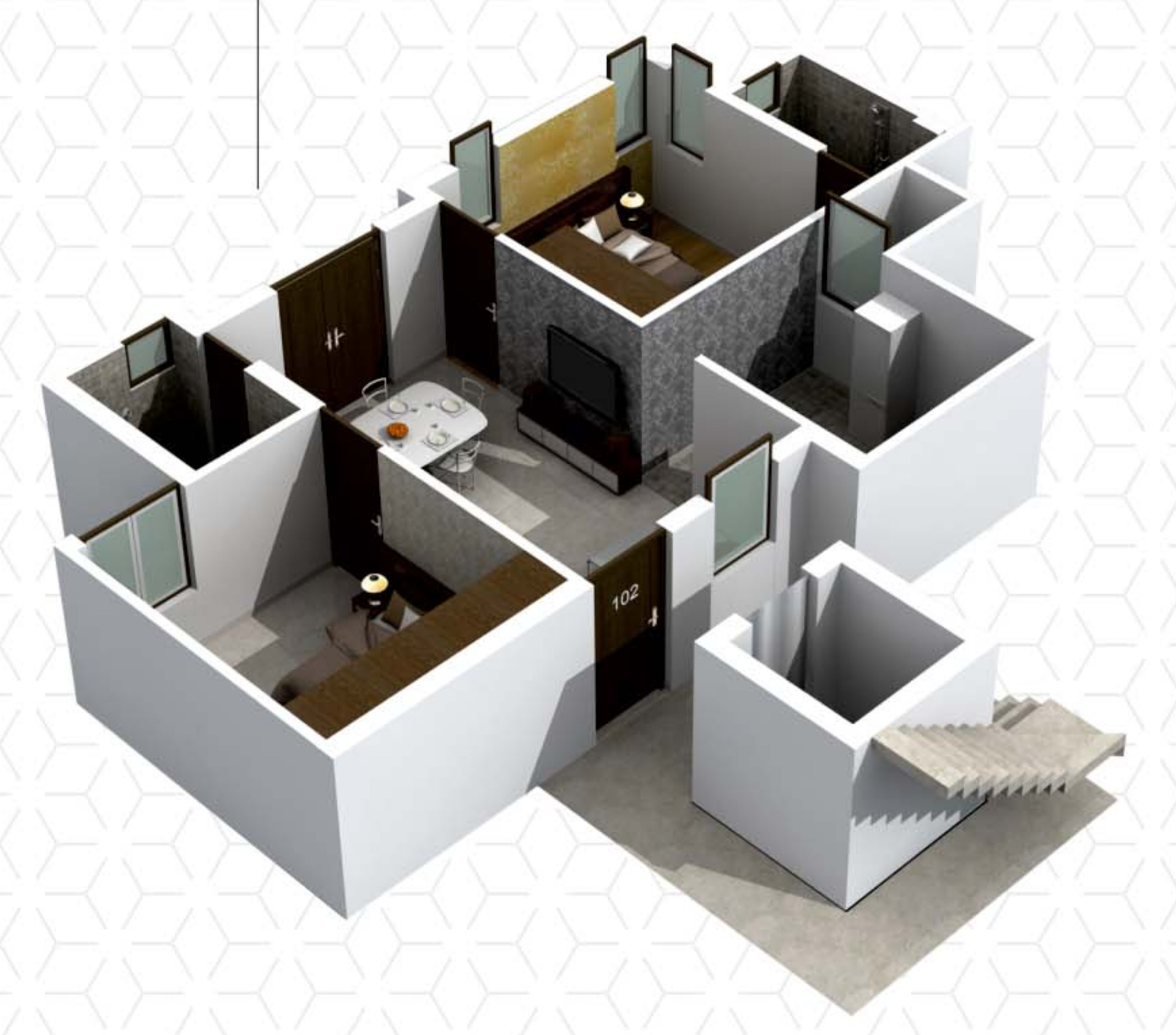 3DFloorPlan of Wixxa Ekantha
