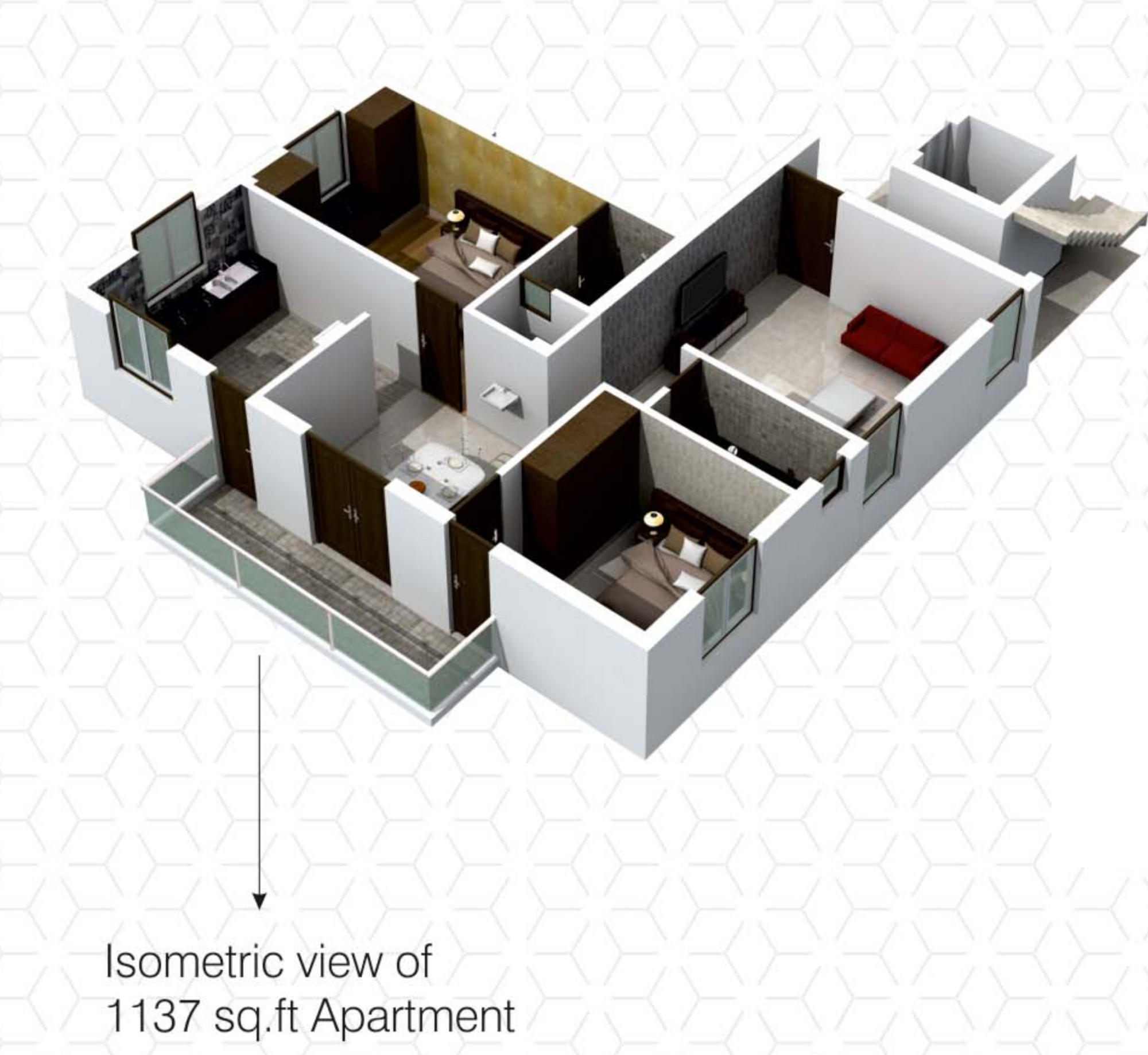 3DFloorPlan of Wixxa Ekantha
