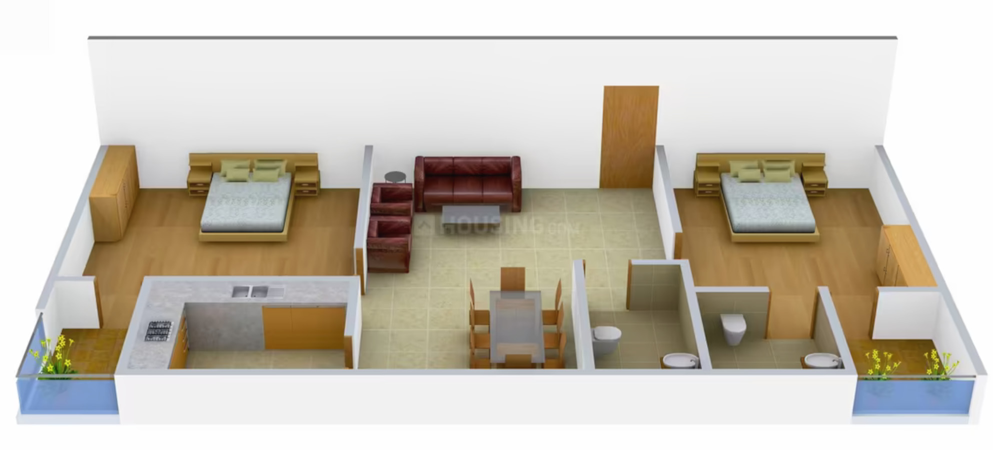 3DFloorPlan of Kanishka Vidyanand Maheswari Complex