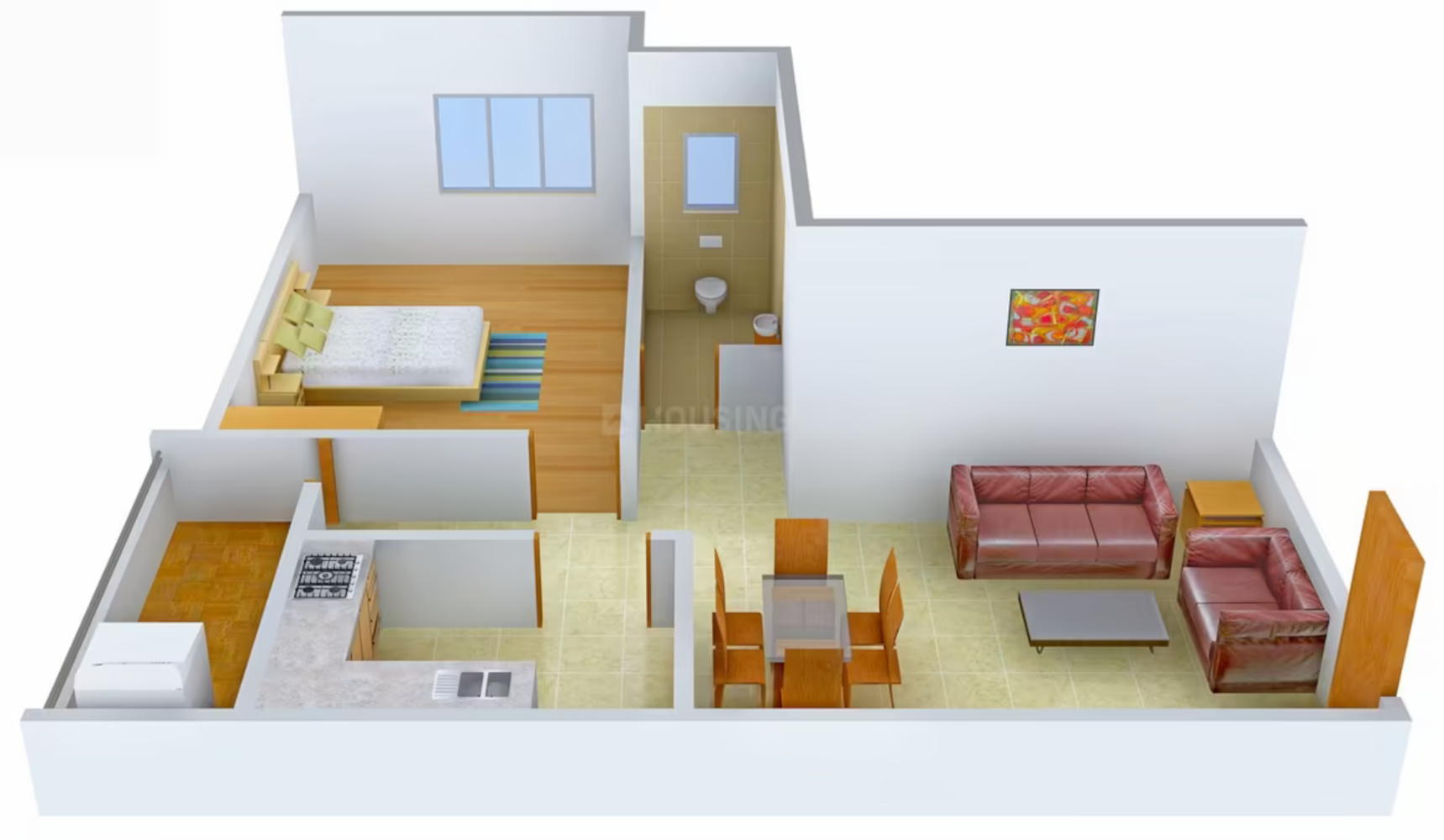 3DFloorPlan of Reegraaj Premises