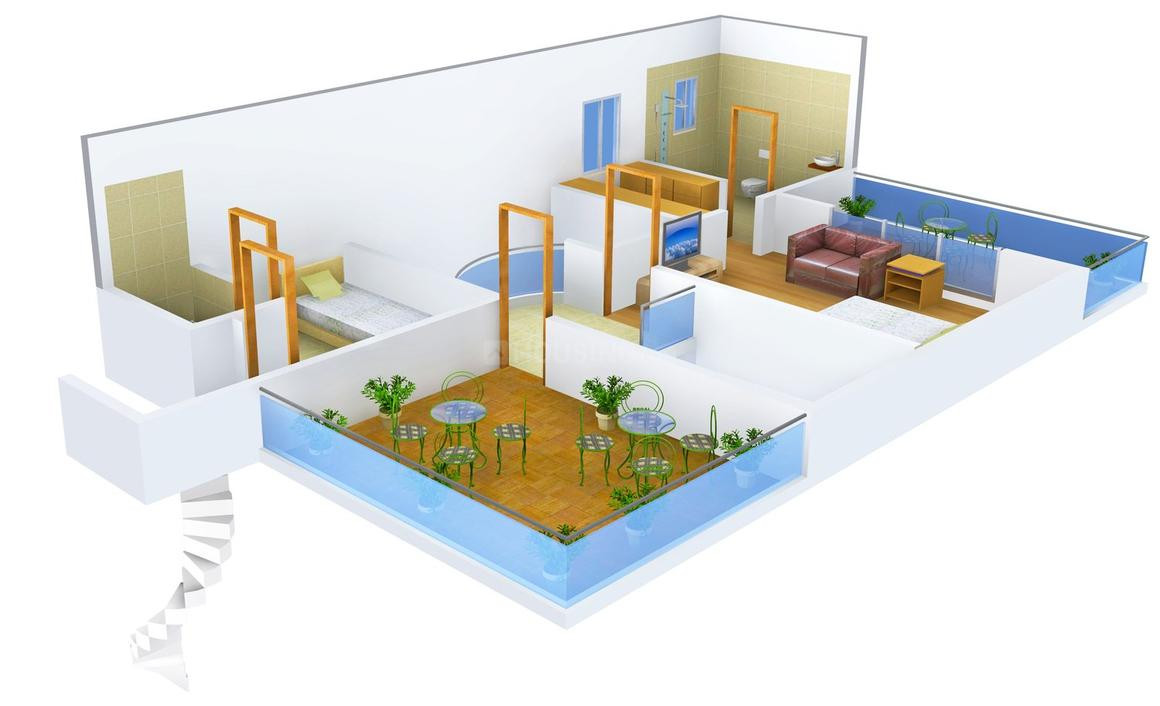 3DFloorPlan of Aakar Casa Grande