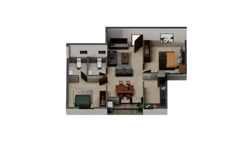 3DFloorPlan of Town United City