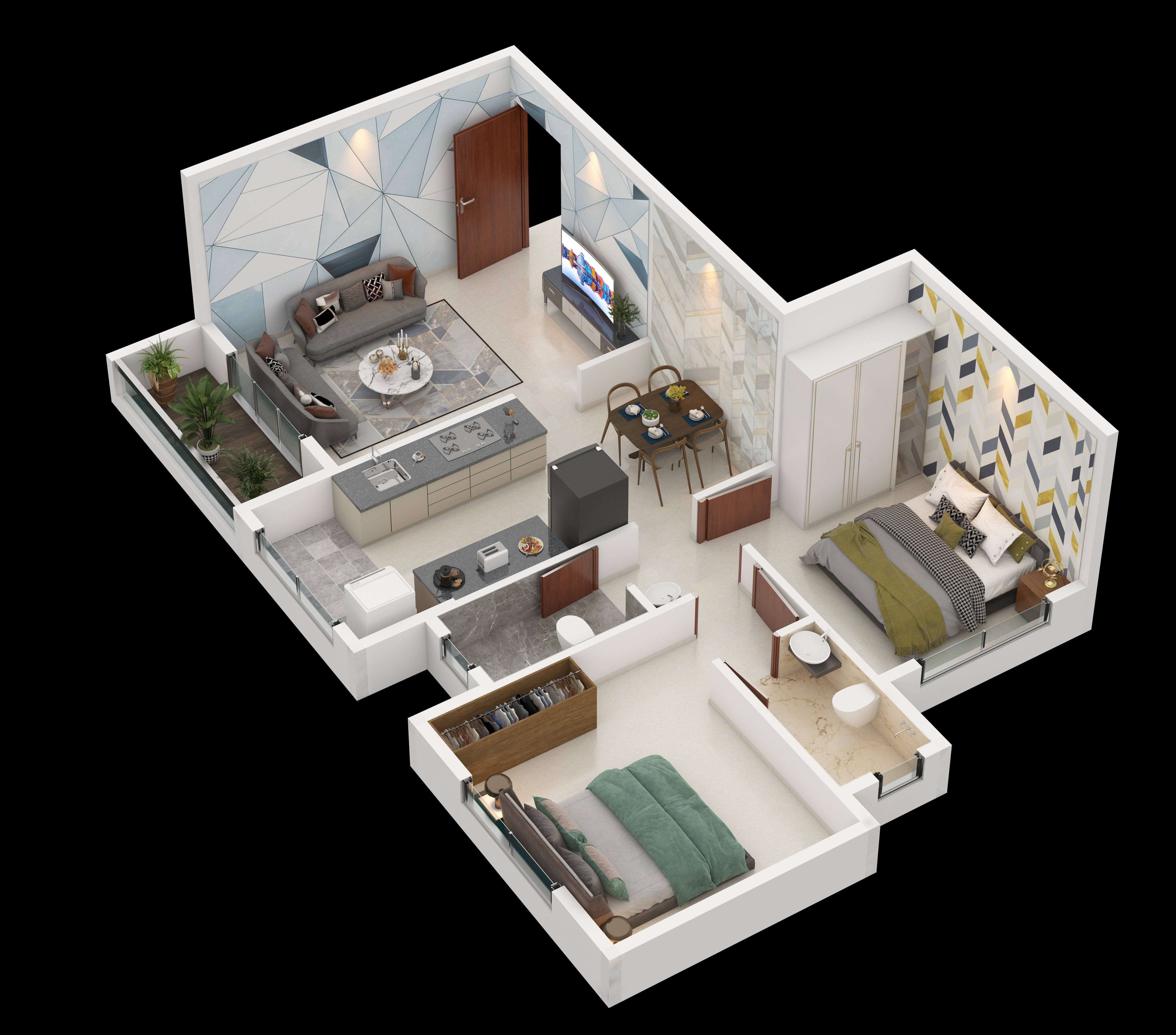 3DFloorPlan of Roongta Elegante