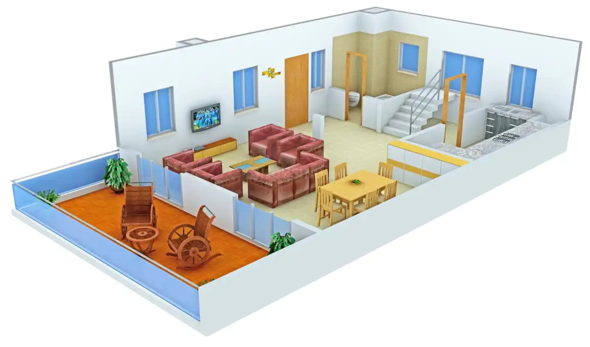 3DFloorPlan of DLF Samtara