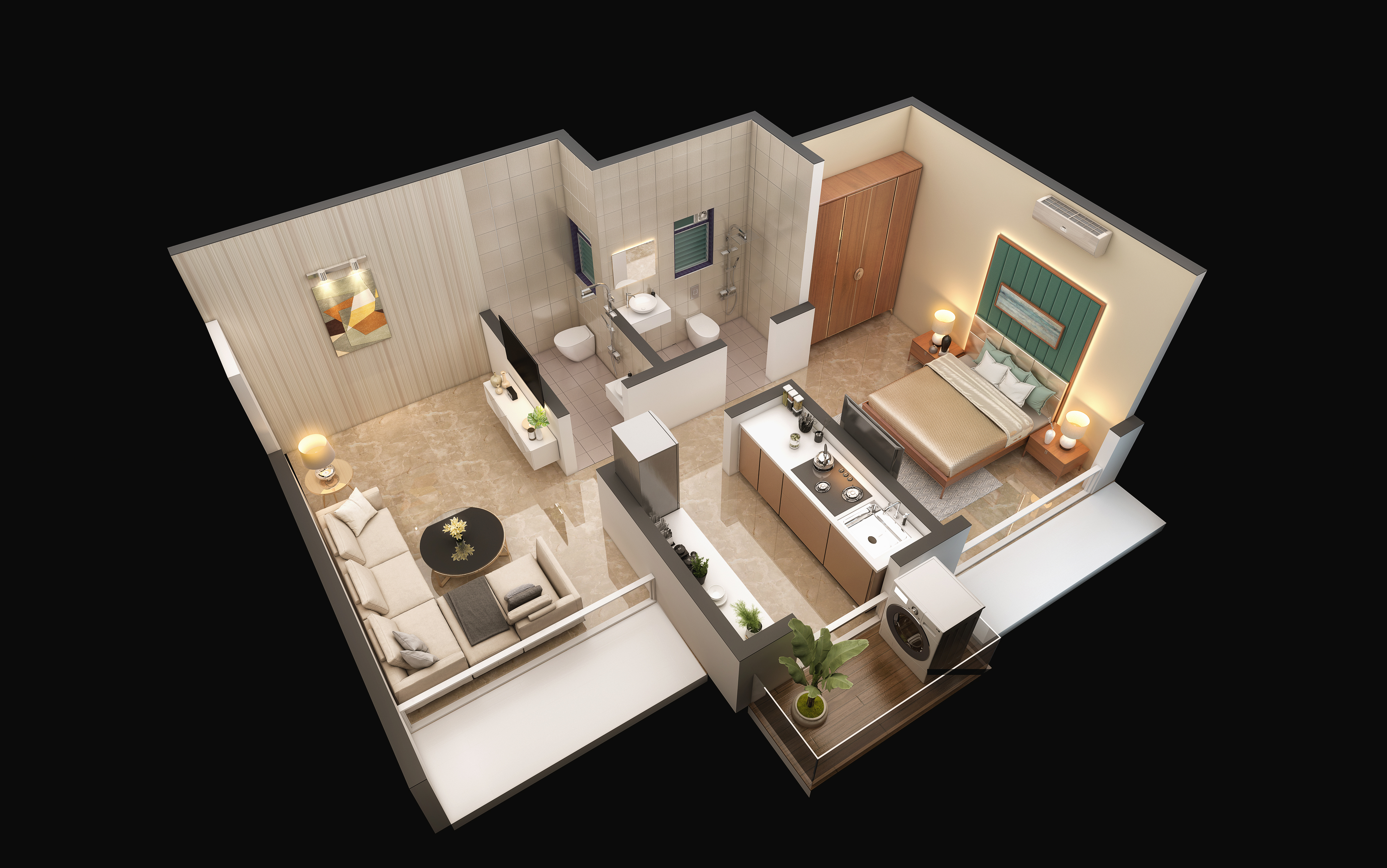 3DFloorPlan of AVF Sai Avenue
